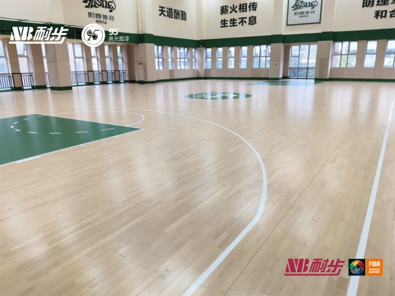 خشب القيقب المصفح لكرة السلة