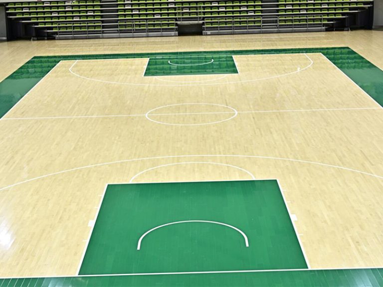 كرة السلة من خشب القيقب الناعم