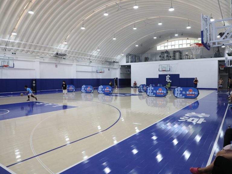 أرضيات خشبية محمولة من خشب القيقب للكرة الطائرة LVL